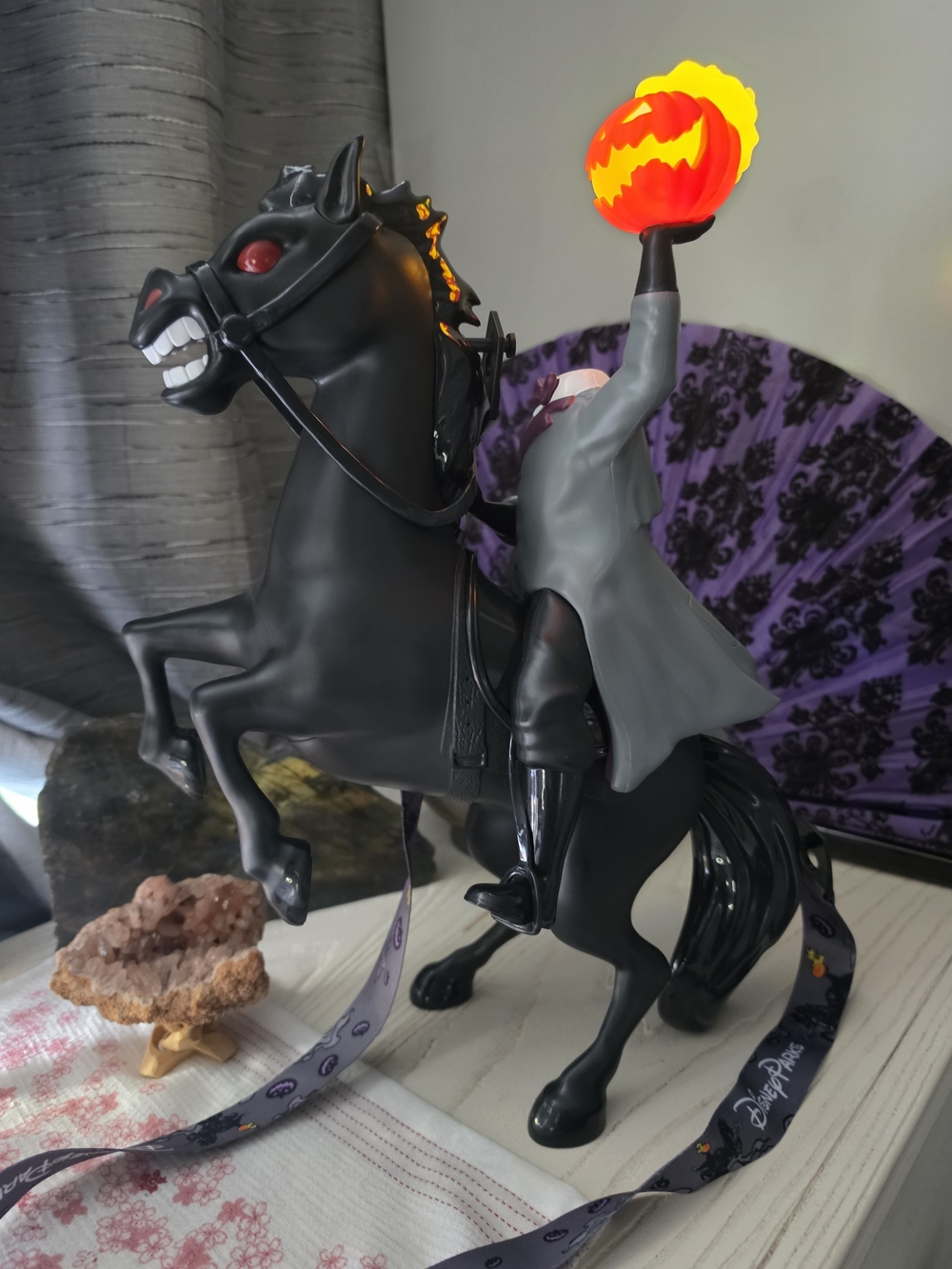Disney Headless Horseman Popcorn Bucket- Black, Gray, Red, Yellow